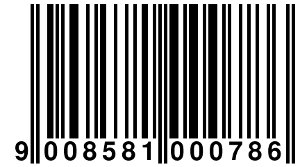 9 008581 000786