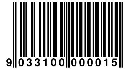 9 033100 000015