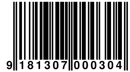 9 181307 000304