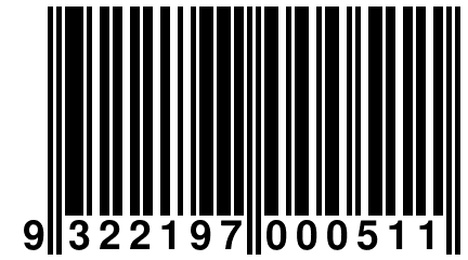 9 322197 000511