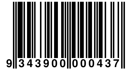 9 343900 000437