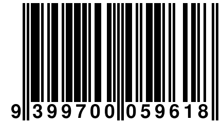 9 399700 059618
