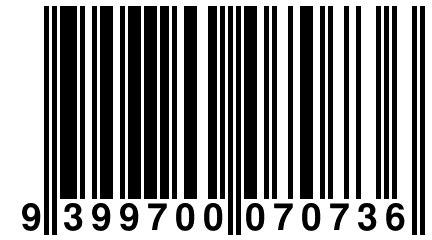 9 399700 070736