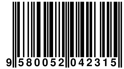 9 580052 042315
