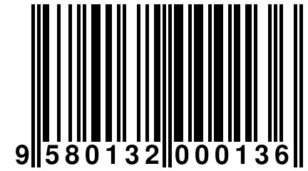 9 580132 000136