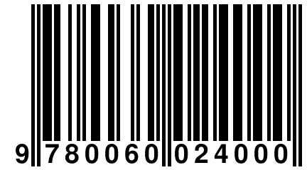 9 780060 024000