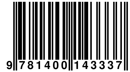 9 781400 143337