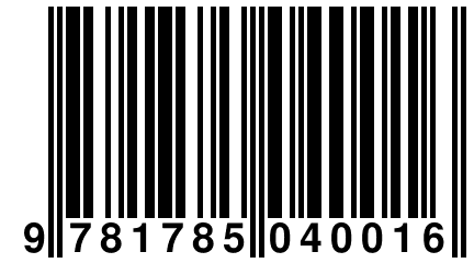 9 781785 040016