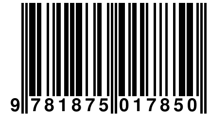 9 781875 017850
