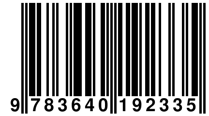 9 783640 192335