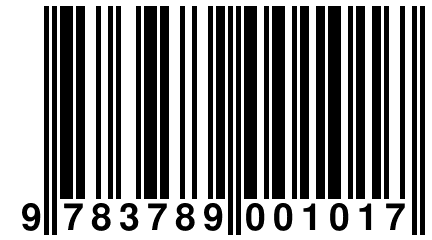 9 783789 001017